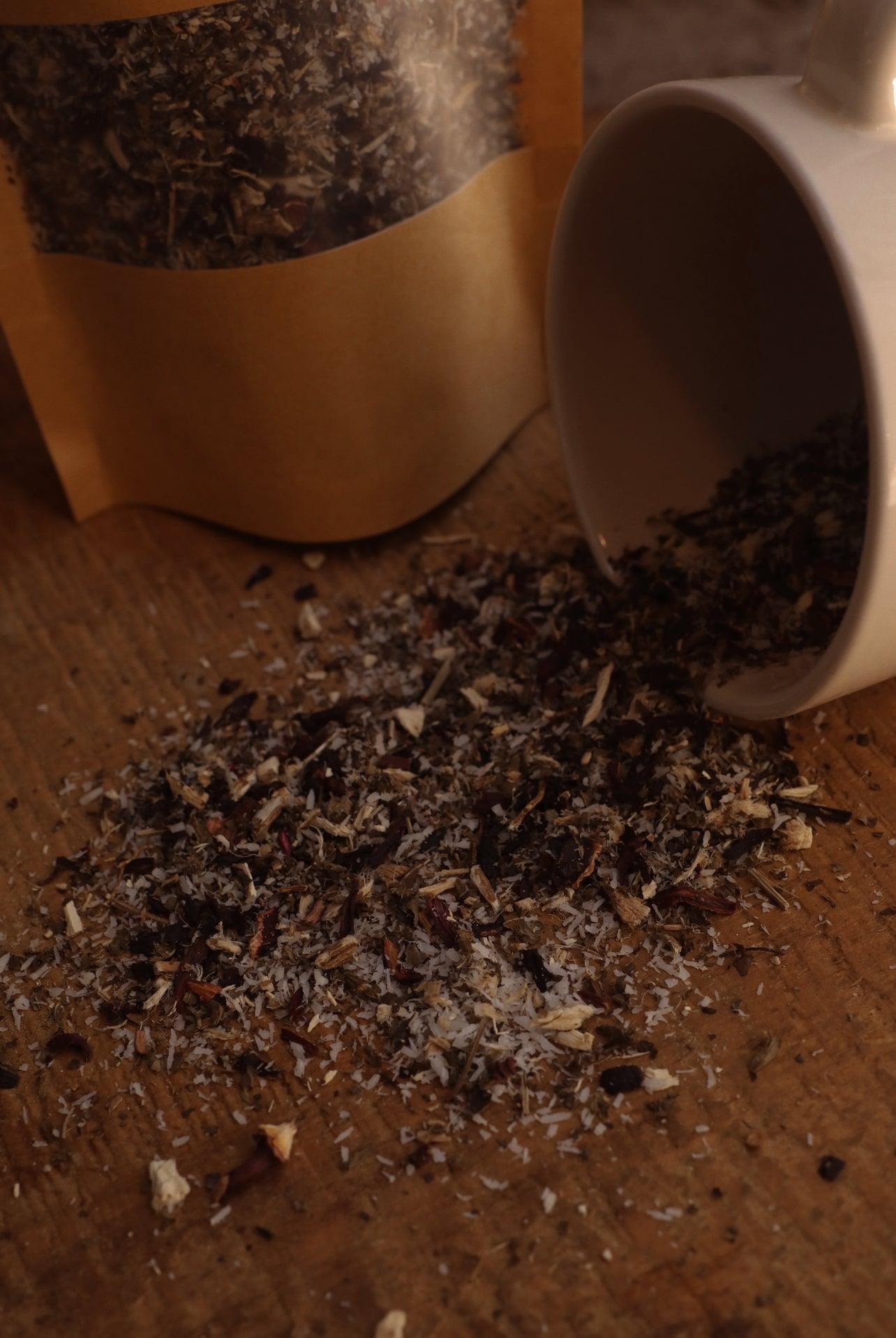 tallow skincare loose leaf herbal tea- chaparral theory