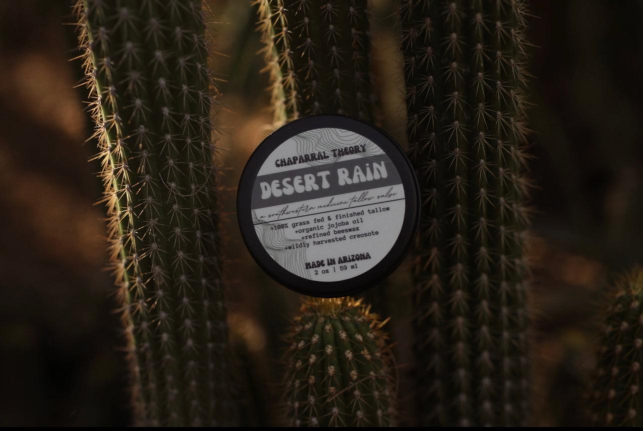 DESERT RAIN BALM | Ancestral Tallow Salve - Chaparral Theory