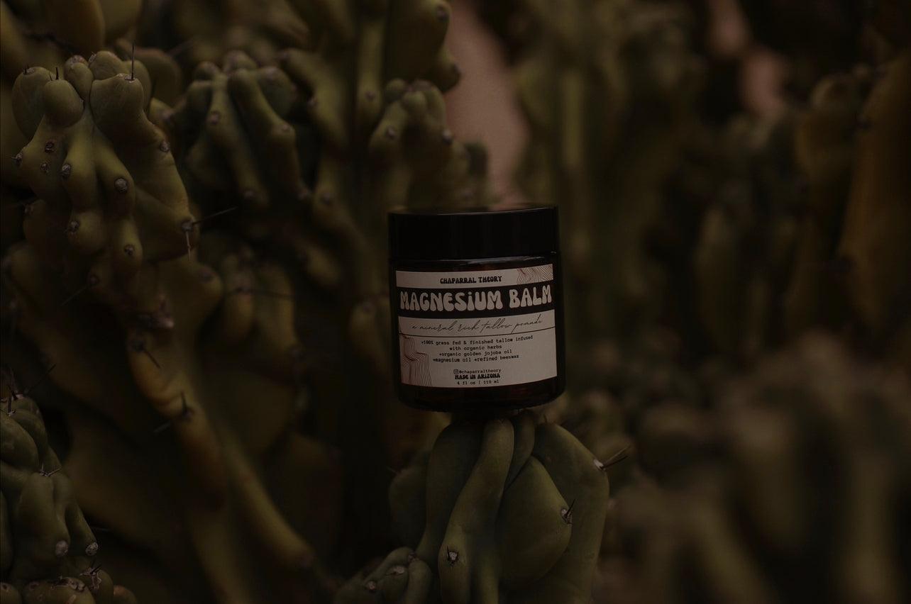 MAGNESIUM BALM | Mineral Rich, Tallow Pomade - Chaparral Theory